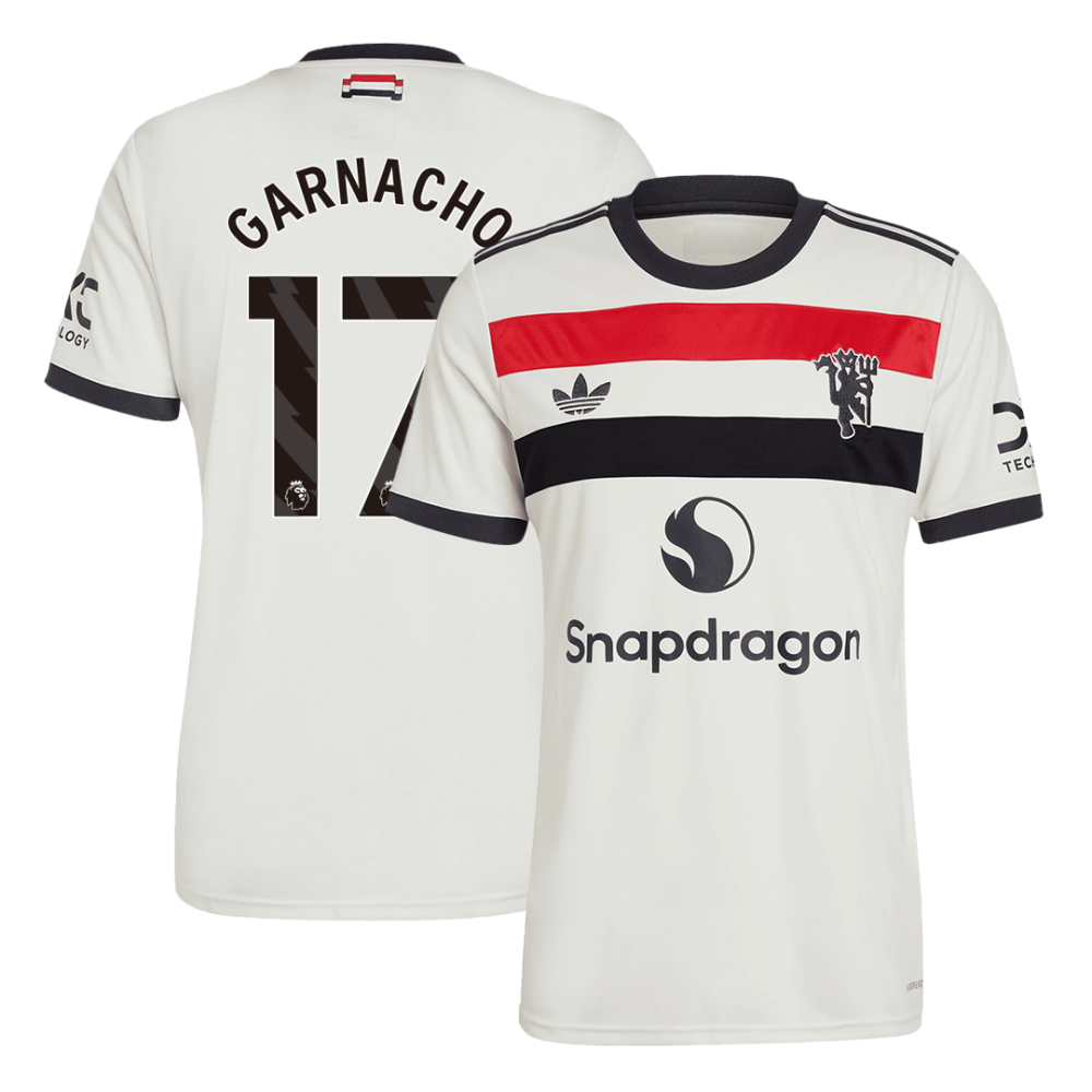 GARNACHO #17 Manchester United Third Away Soccer Jersey 2024/25 GARNACHO #17 Manchester United Third Away Soccer Jersey 2024/25