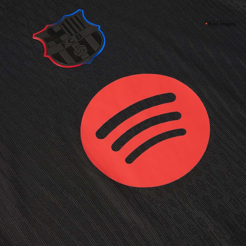 Barcelona Away Players Version Soccer Jersey 2024/25 - Spotify Logo Without Text Barcelona Away Players Version Soccer Jersey 2024/25 - Spotify Logo Without Text