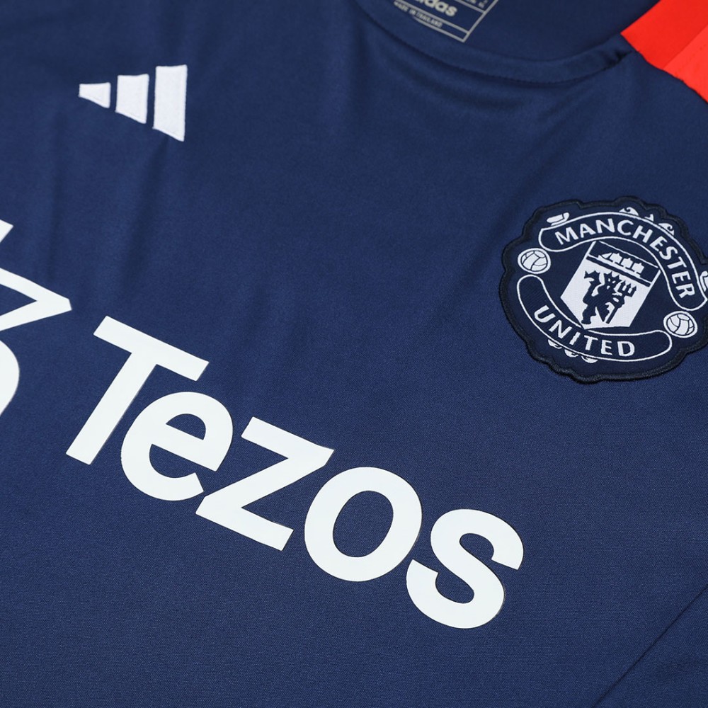 Manchester United Pre-Match Soccer Jersey 2024/25 Navy
