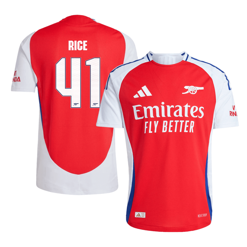 RICE #41 Arsenal Home Players Version Soccer Jersey 2024/25 - UCL RICE #41 Arsenal Home Players Version Soccer Jersey 2024/25 - UCL