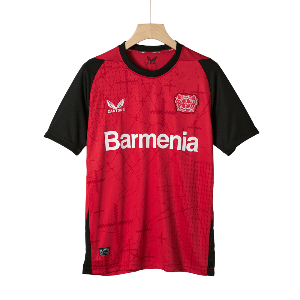 Bayer 04 Leverkusen Home Soccer Jersey 2024/25 Bayer 04 Leverkusen Home Soccer Jersey 2024/25