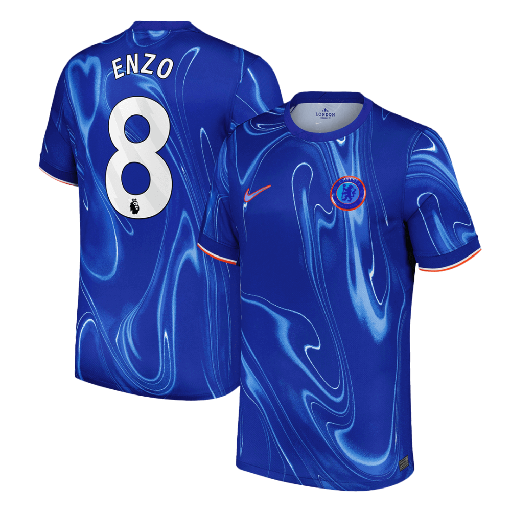 ENZO #8 Chelsea Home Soccer Jersey 2024/25 ENZO #8 Chelsea Home Soccer Jersey 2024/25