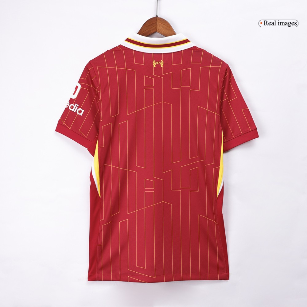CHIESA #14 Liverpool Home Soccer Jersey 2024/25 - UCL