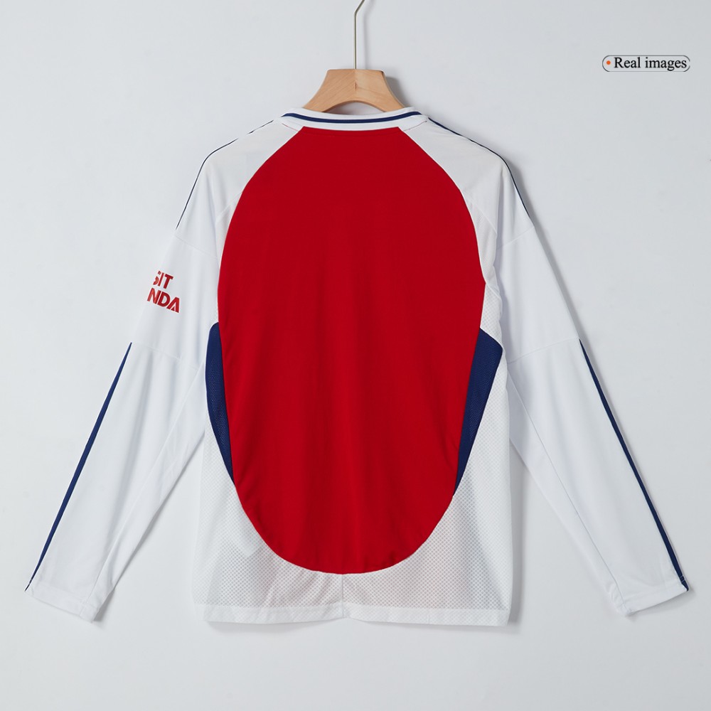 Arsenal Home Long Sleeve Soccer Jersey 2024/25 Arsenal Home Long Sleeve Soccer Jersey 2024/25