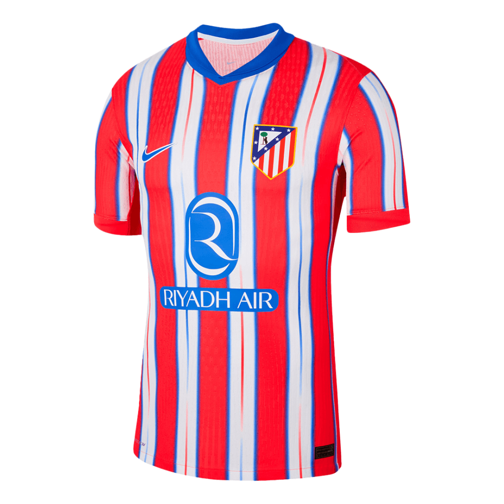 J.ALVAREZ #19 Atletico Madrid Home Players Version Soccer Jersey 2024/25 J.ALVAREZ #19 Atletico Madrid Home Players Version Soccer Jersey 2024/25