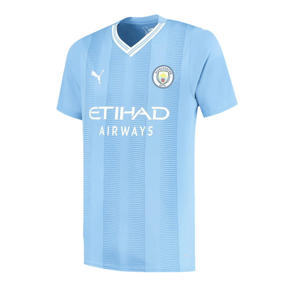 CHAMPIONS #24 Manchester City Home Soccer Jersey 2023/24 CHAMPIONS #24 Manchester City Home Soccer Jersey 2023/24