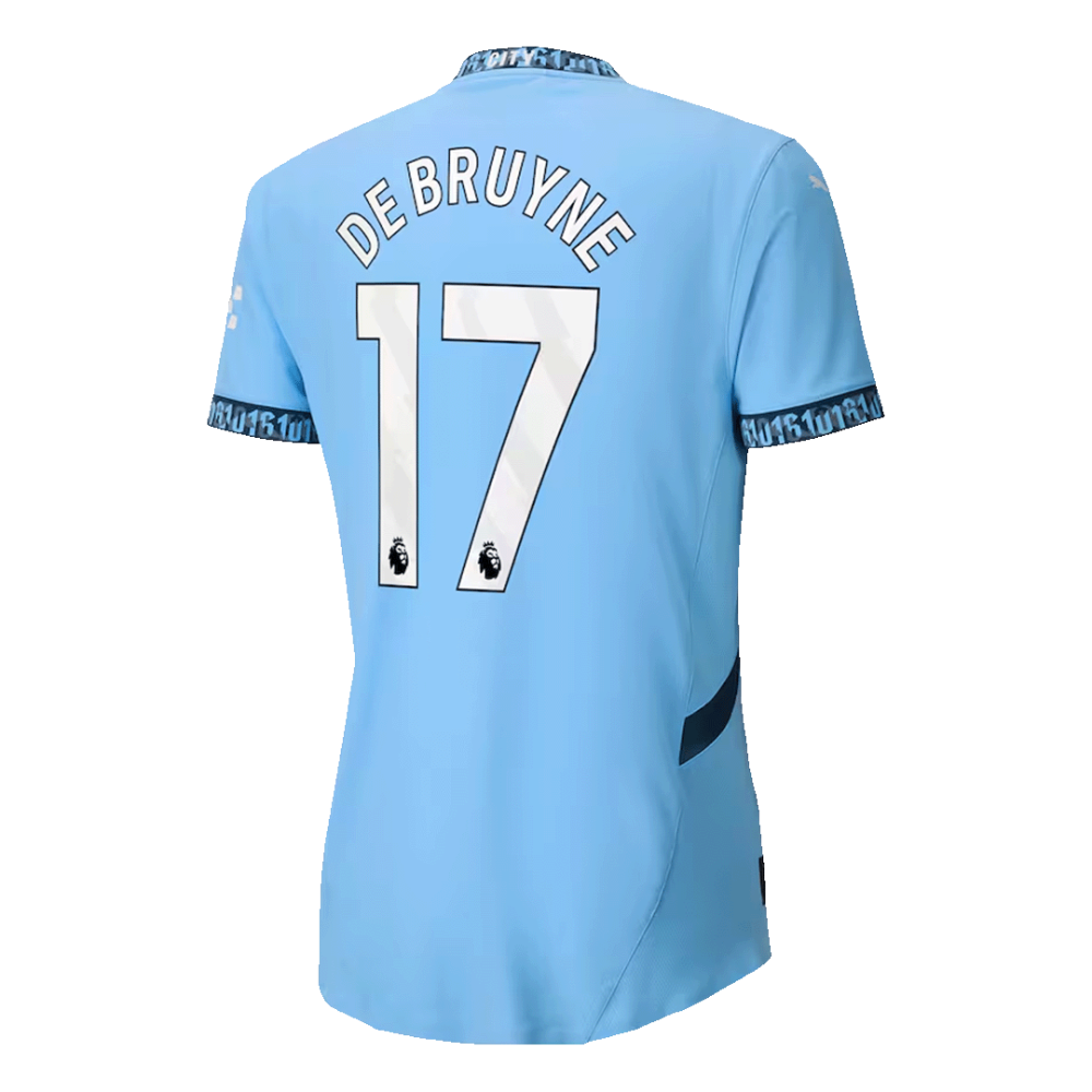 DE BRUYNE #17 Manchester City Home Players Version Soccer Jersey 2024/25 DE BRUYNE #17 Manchester City Home Players Version Soccer Jersey 2024/25