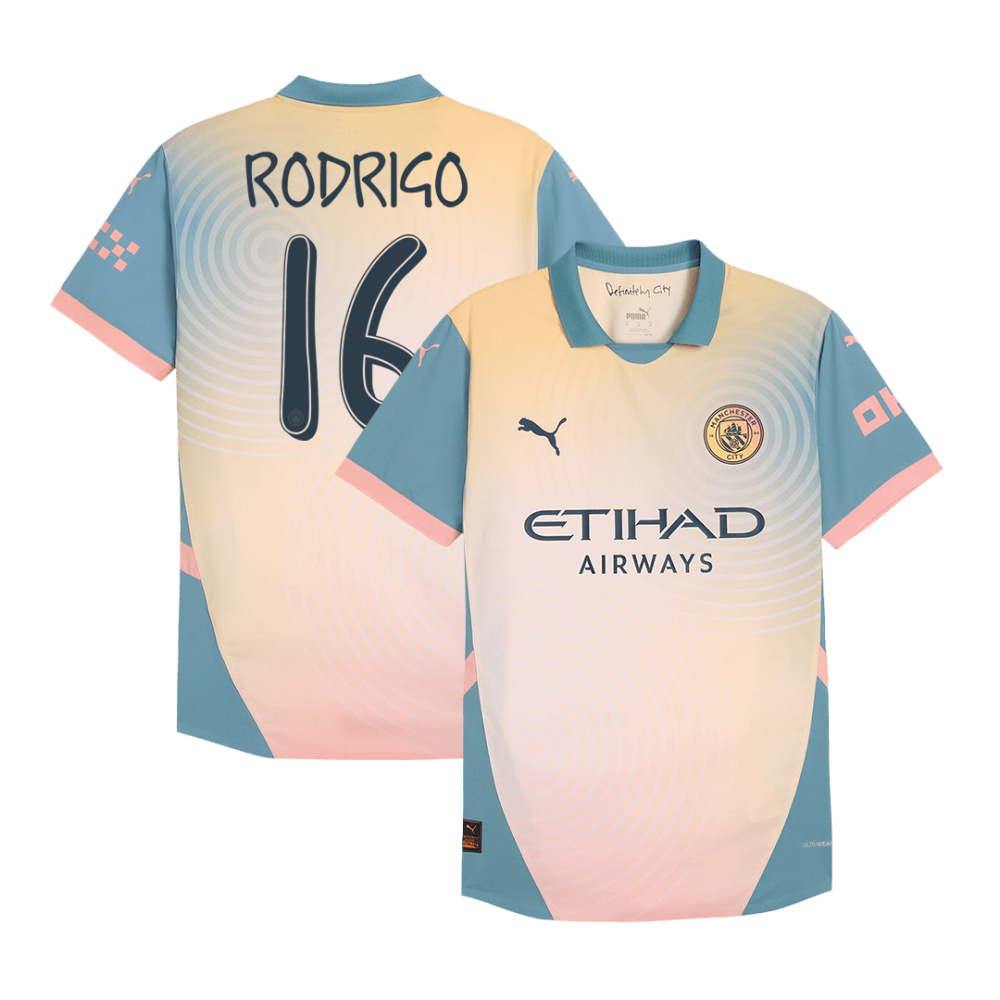 RODRIGO #16 Manchester City Fourth Away Players Version Soccer Jersey 2024/25- Definitely City (UCL) RODRIGO #16 Manchester City Fourth Away Players Version Soccer Jersey 2024/25- Definitely City (UCL)
