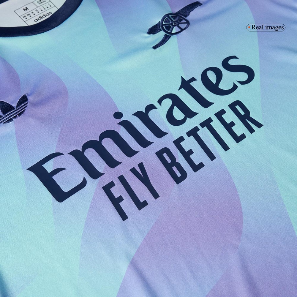 Arsenal Third Away Long Sleeve Soccer Jersey 2024/25 Arsenal Third Away Long Sleeve Soccer Jersey 2024/25