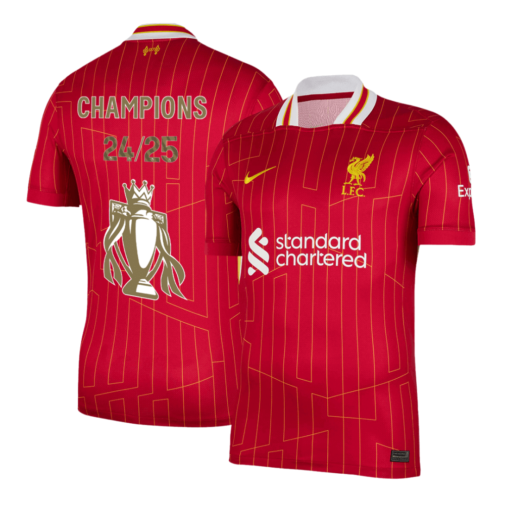 Liverpool Home Soccer Jersey 2024/25 CHAMPIONS 24/25 Liverpool Home Soccer Jersey 2024/25 CHAMPIONS 24/25