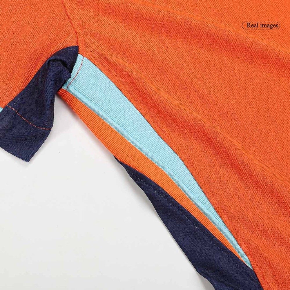 Netherlands Home Players Version Soccer Jersey EURO 2024
