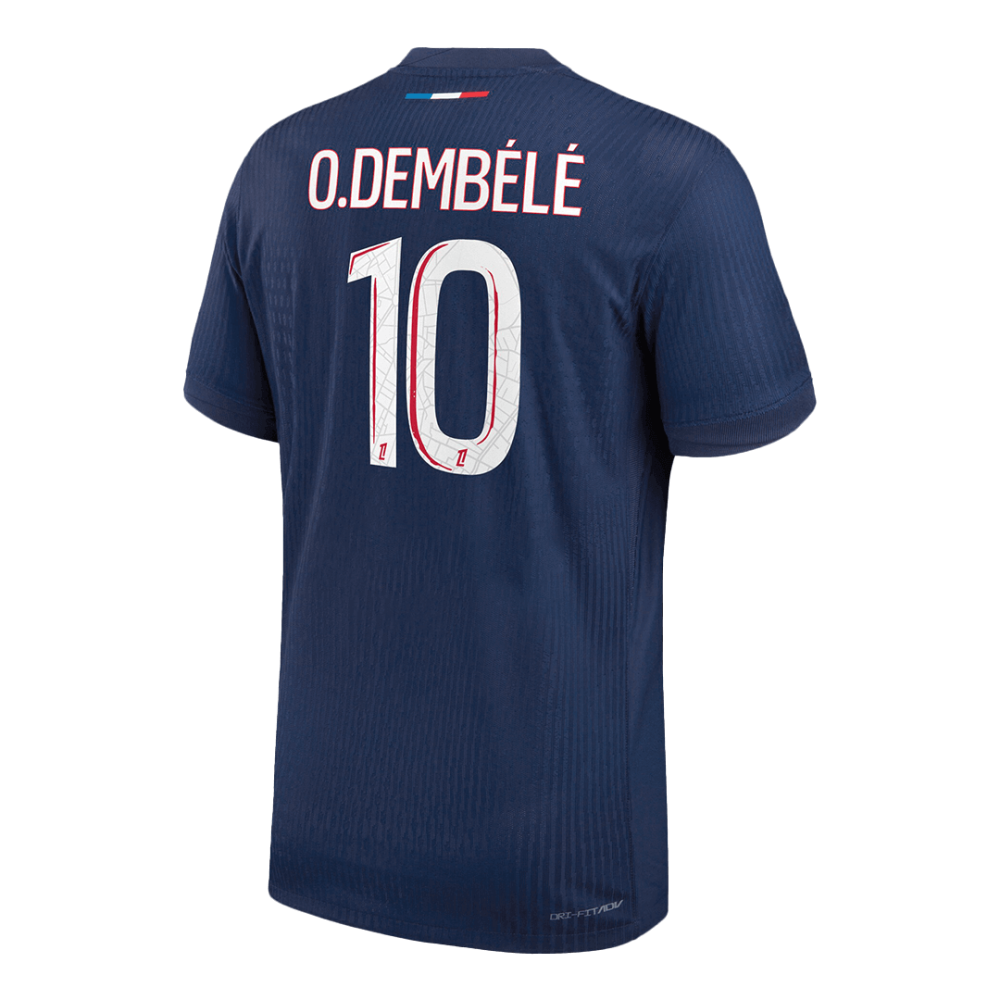 O.DEMBÉLÉ #10 PSG Home Players Version Soccer Jersey 2024/25 O.DEMBÉLÉ #10 PSG Home Players Version Soccer Jersey 2024/25