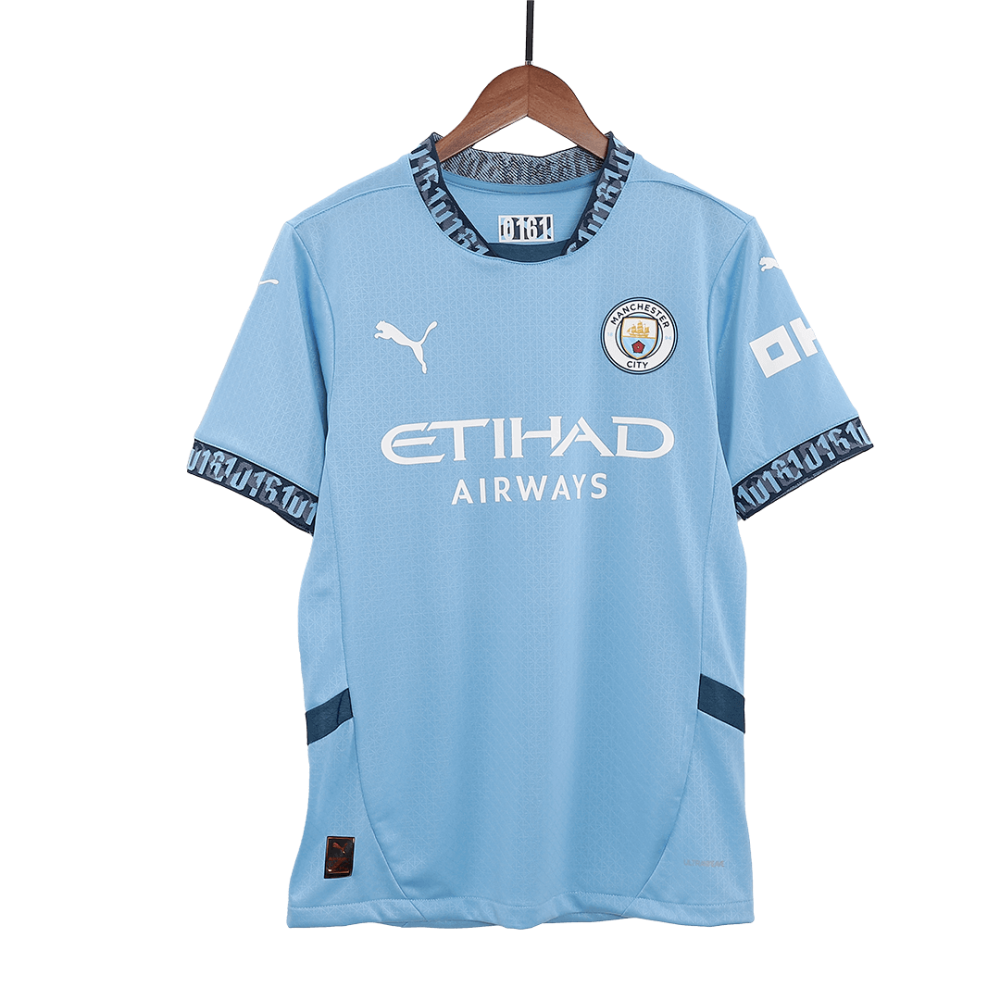 Manchester City Home Players Version Soccer Jersey 2024/25 Manchester City Home Players Version Soccer Jersey 2024/25