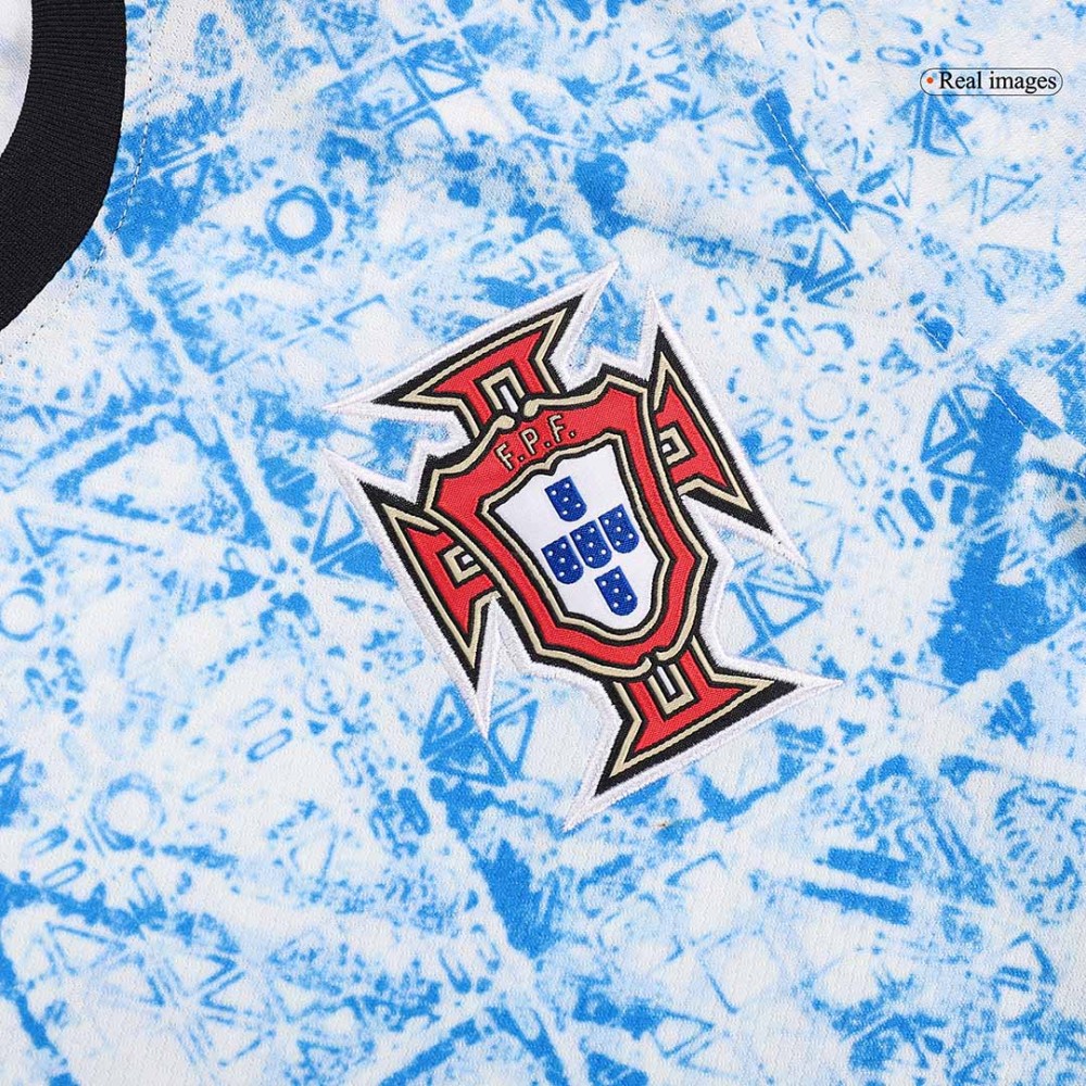 B.FERNANDES #8 Portugal Away Soccer Jersey EURO 2024