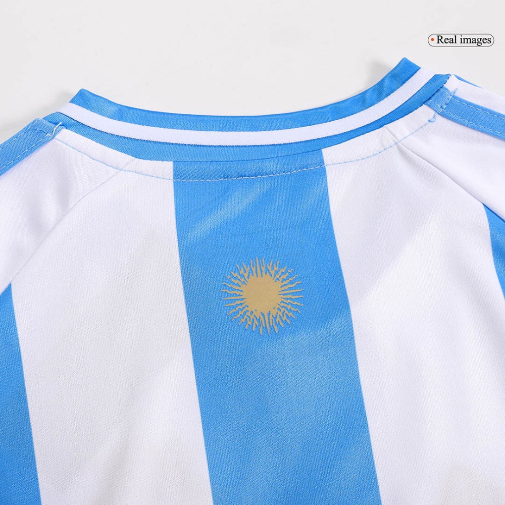 Argentina Home Kids Soccer Jerseys Kit 2024 Argentina Home Kids Soccer Jerseys Kit 2024