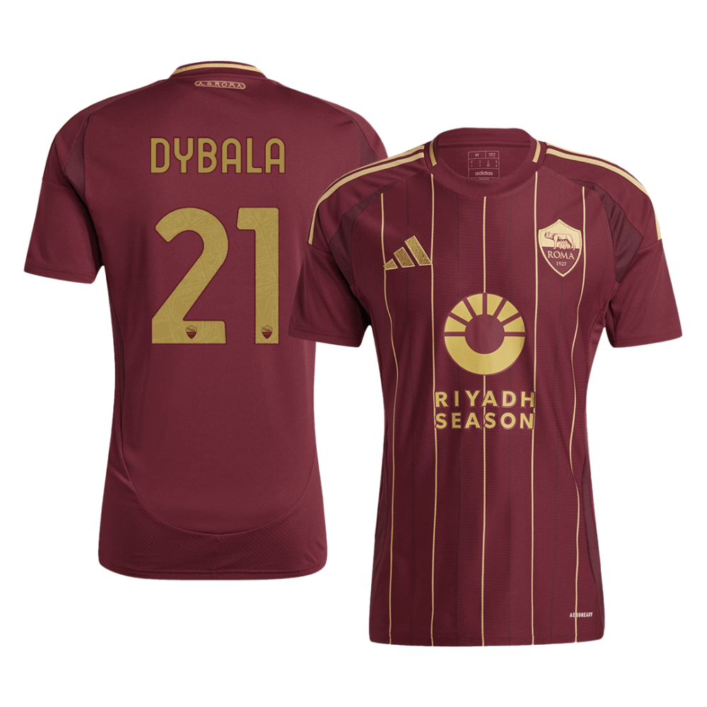 DYBALA #21 Roma Home Soccer Jersey 2024/25 DYBALA #21 Roma Home Soccer Jersey 2024/25