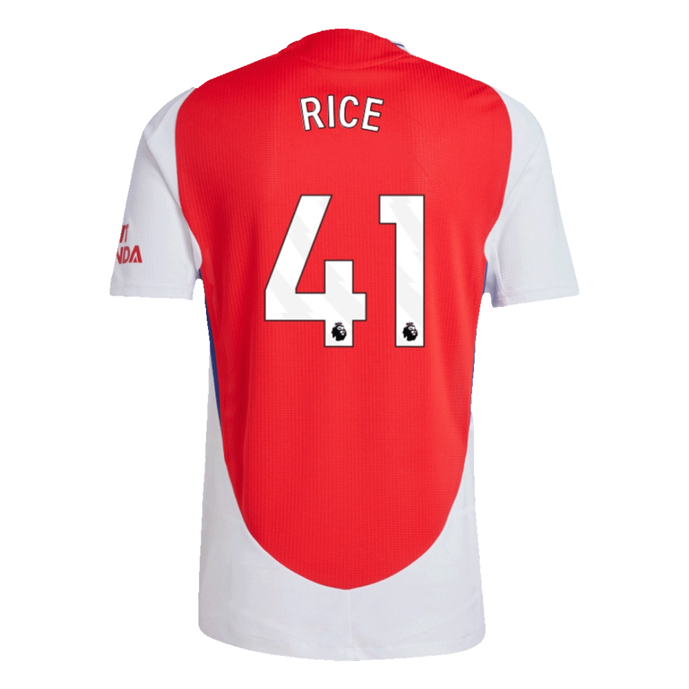 RICE #41 Arsenal Home Players Version Soccer Jersey 2024/25 RICE #41 Arsenal Home Players Version Soccer Jersey 2024/25
