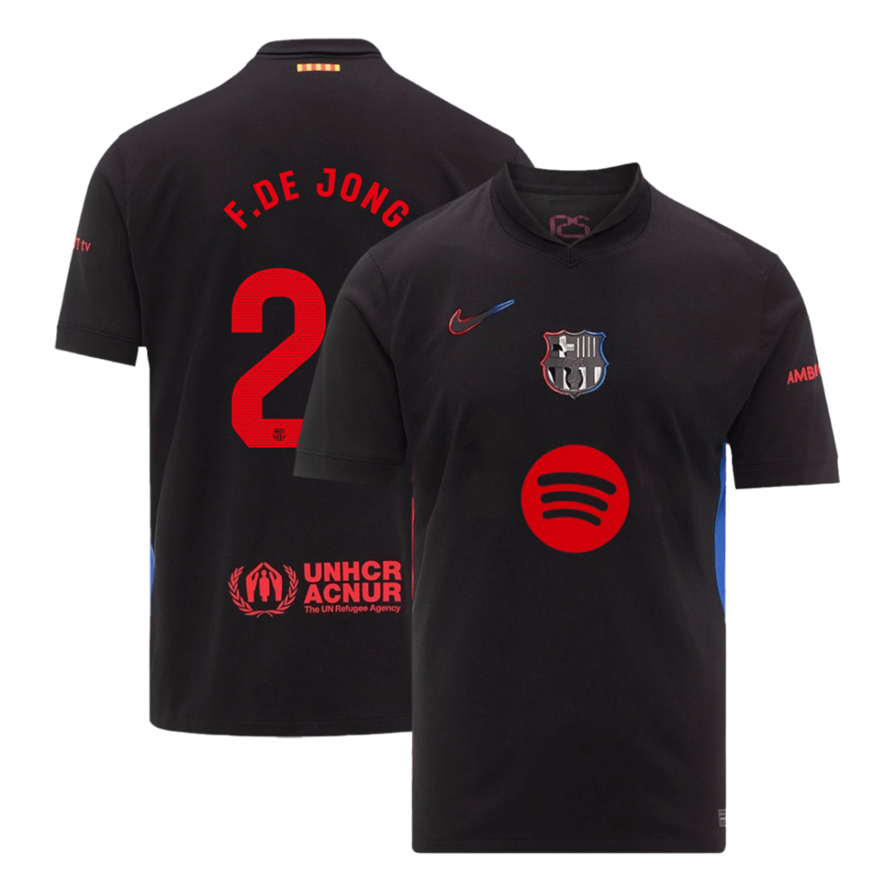 F.DE JONG #21 Barcelona Away Soccer Jersey 2024/25- Spotify Logo Without Text F.DE JONG #21 Barcelona Away Soccer Jersey 2024/25- Spotify Logo Without Text