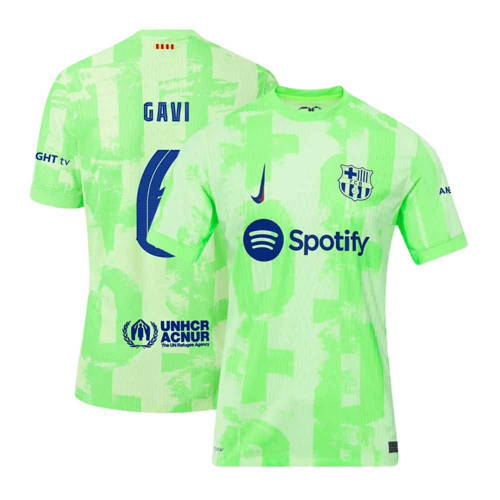 GAVI #6 Barcelona Third Away Players Version Soccer Jersey 2024/25 - UCL GAVI #6 Barcelona Third Away Players Version Soccer Jersey 2024/25 - UCL