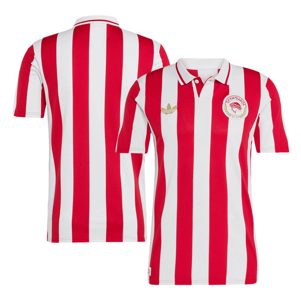 Olympiacos Soccer Jersey 2024/25 - 100th Anniversary Olympiacos Soccer Jersey 2024/25 - 100th Anniversary