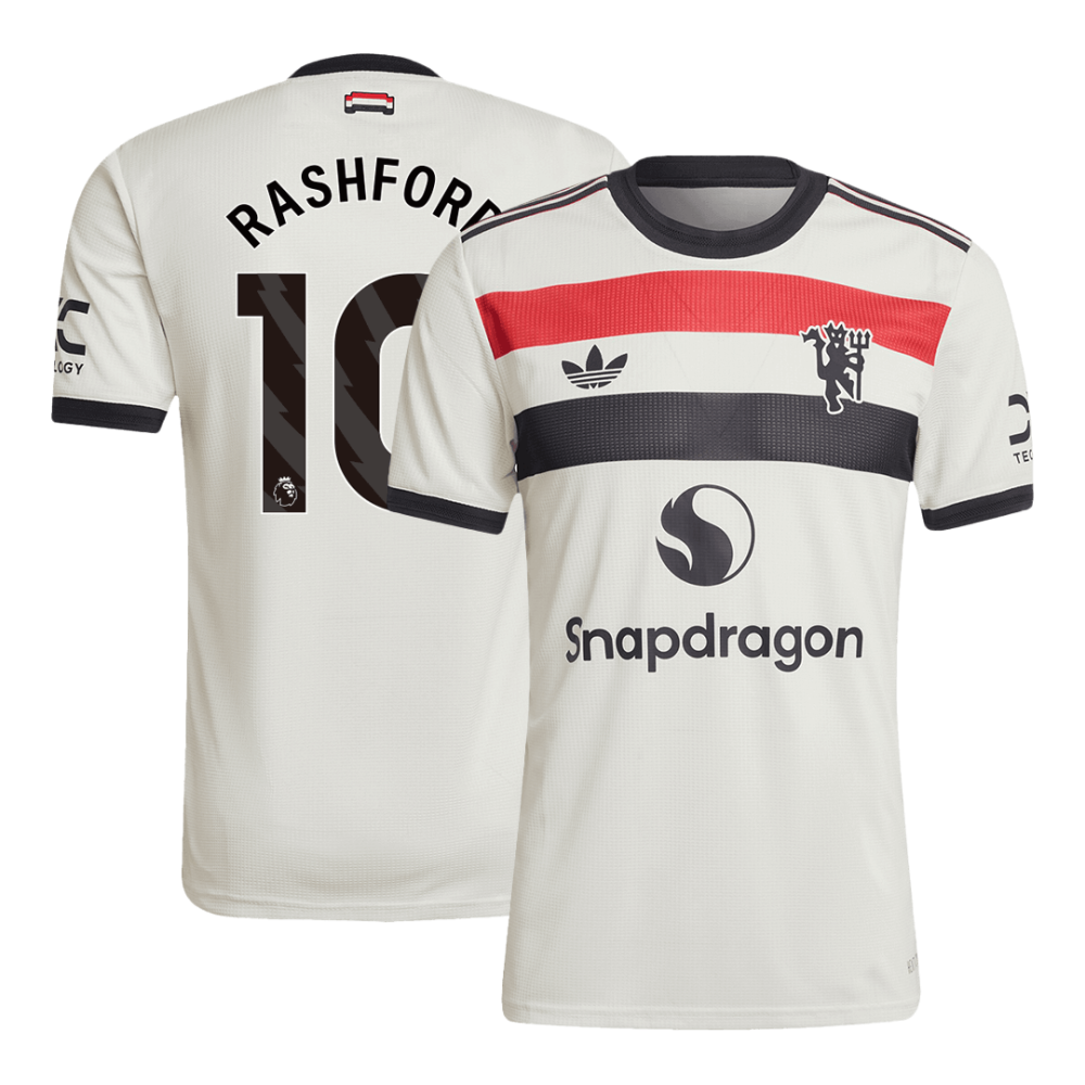 RASHFORD #10 Manchester United Third Away Players Version Soccer Jersey 2024/25 RASHFORD #10 Manchester United Third Away Players Version Soccer Jersey 2024/25