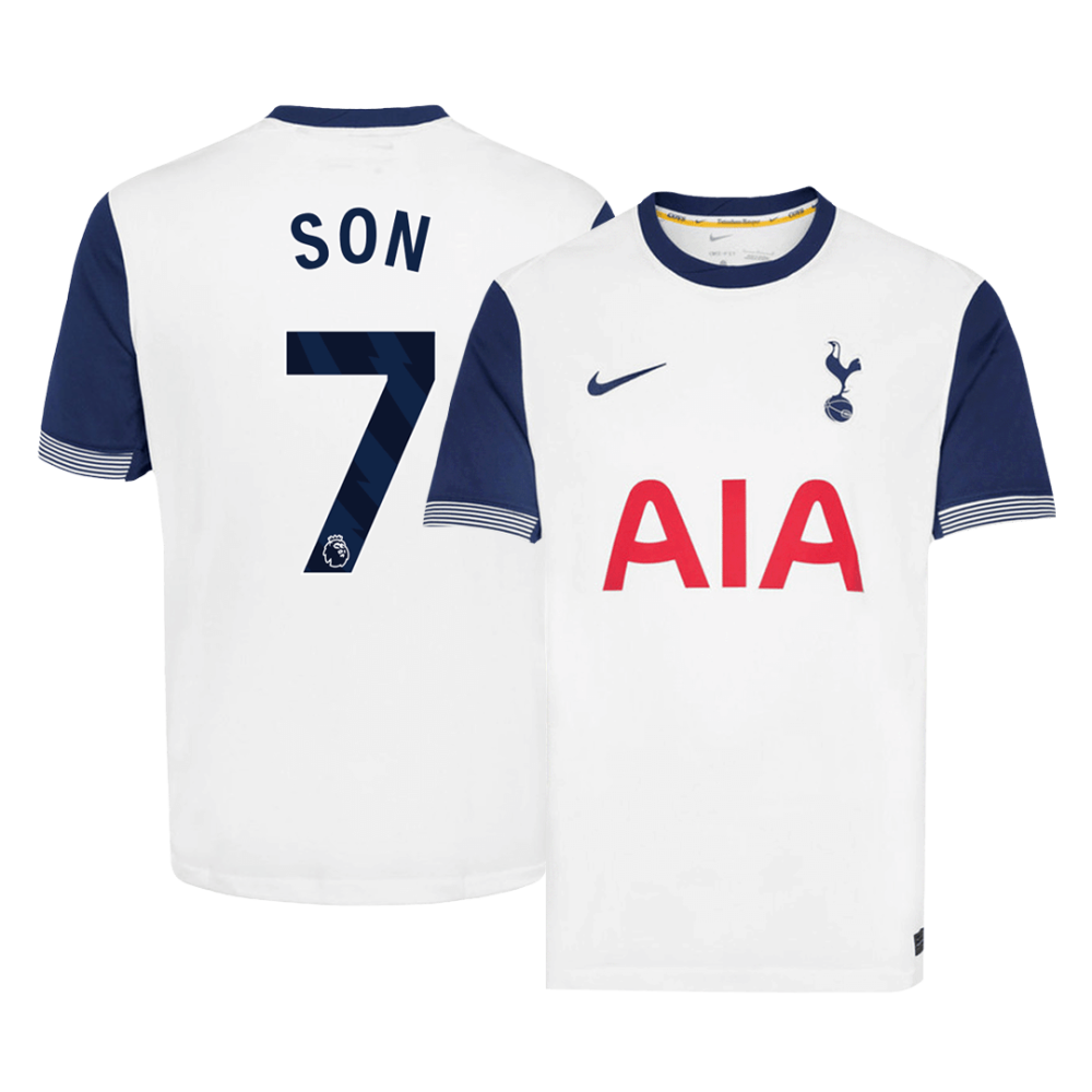 SON #7 Tottenham Hotspur Home Soccer Jersey 2024/25