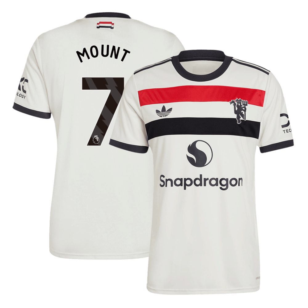 MOUNT #7 Manchester United Third Away Soccer Jersey 2024/25 MOUNT #7 Manchester United Third Away Soccer Jersey 2024/25