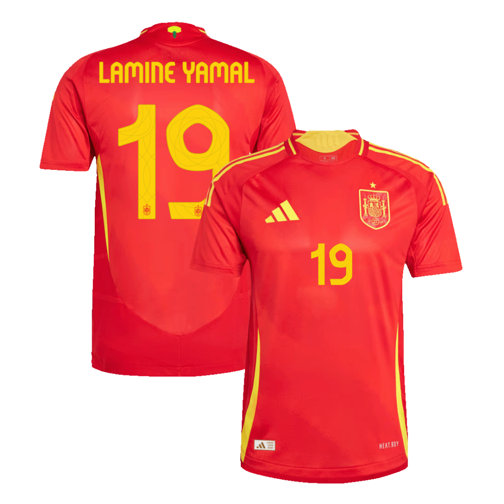 LAMINE YAMAL #19 Spain Home Players Version Soccer Jersey EURO 2024 LAMINE YAMAL #19 Spain Home Players Version Soccer Jersey EURO 2024