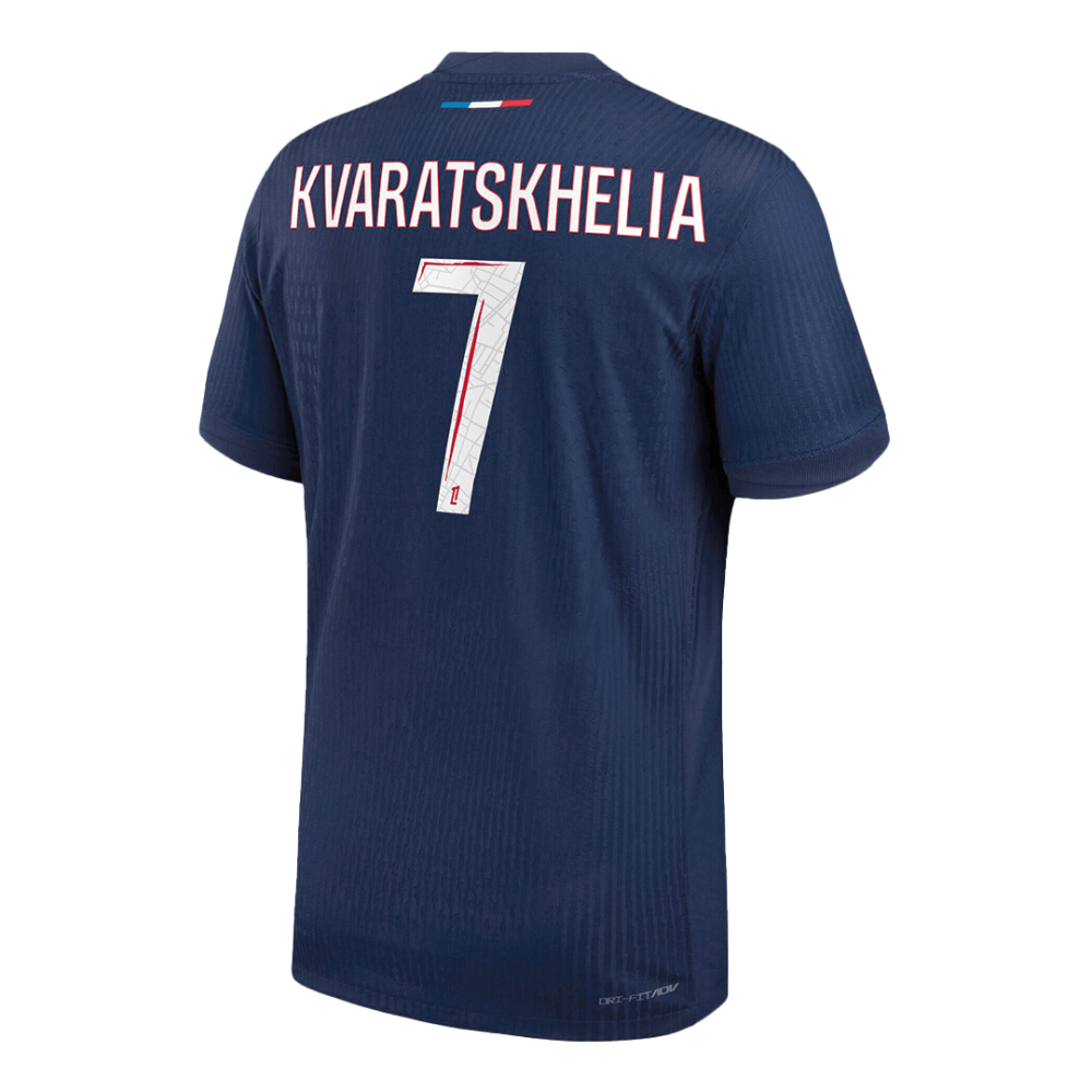 KVARATSKHELIA #7 PSG Home Players Version Soccer Jersey 2024/25 KVARATSKHELIA #7 PSG Home Players Version Soccer Jersey 2024/25