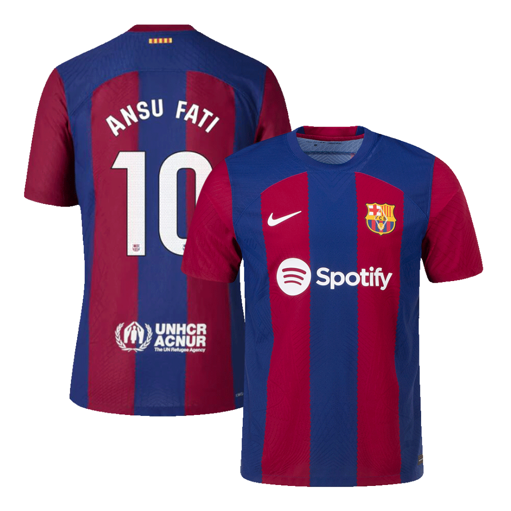 ANSU FATI #10 Barcelona Home Players Version Jersey 2023/24 ANSU FATI #10 Barcelona Home Players Version Jersey 2023/24