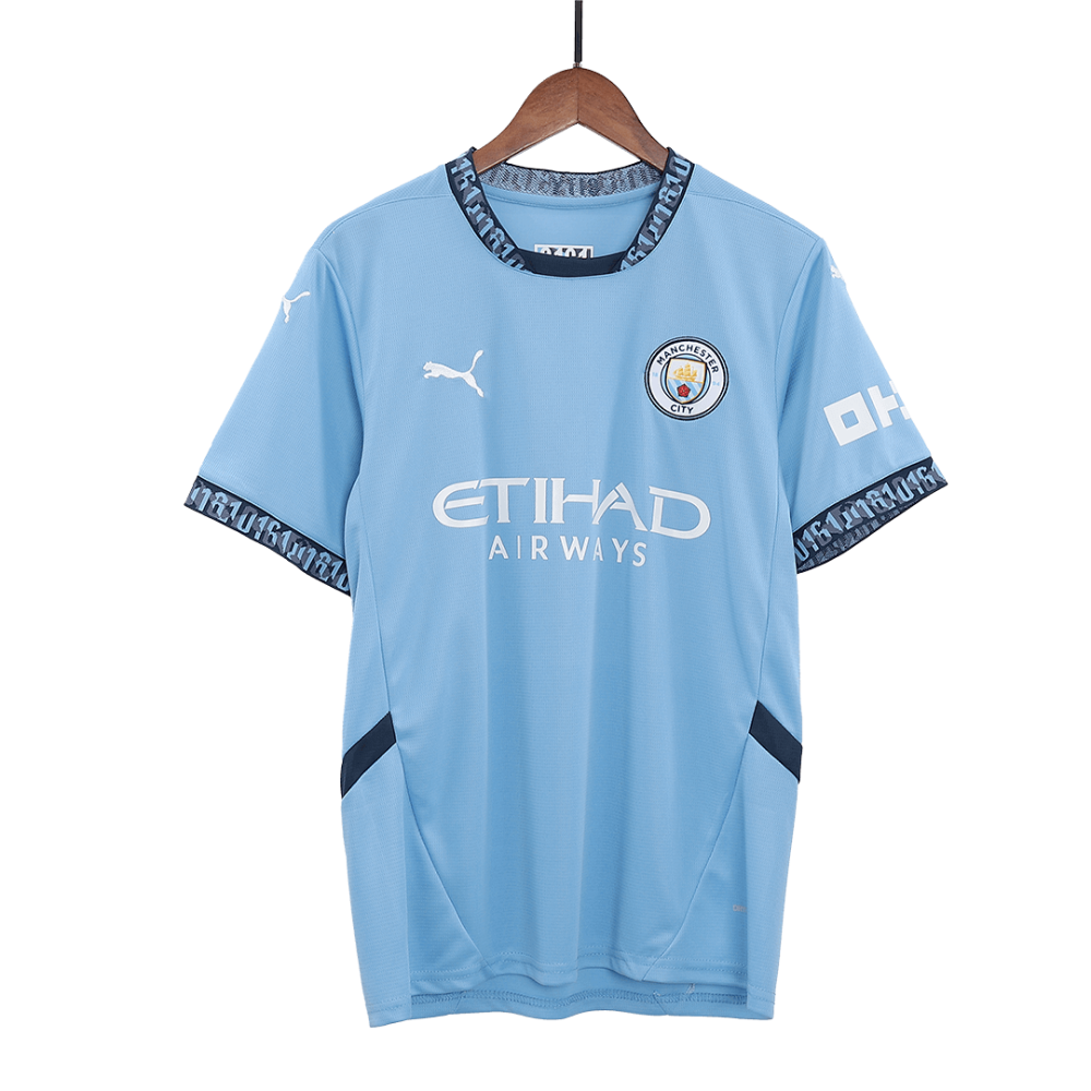 RODRIGO #16 Manchester City Home Soccer Jersey 2024/25 - UCL RODRIGO #16 Manchester City Home Soccer Jersey 2024/25 - UCL