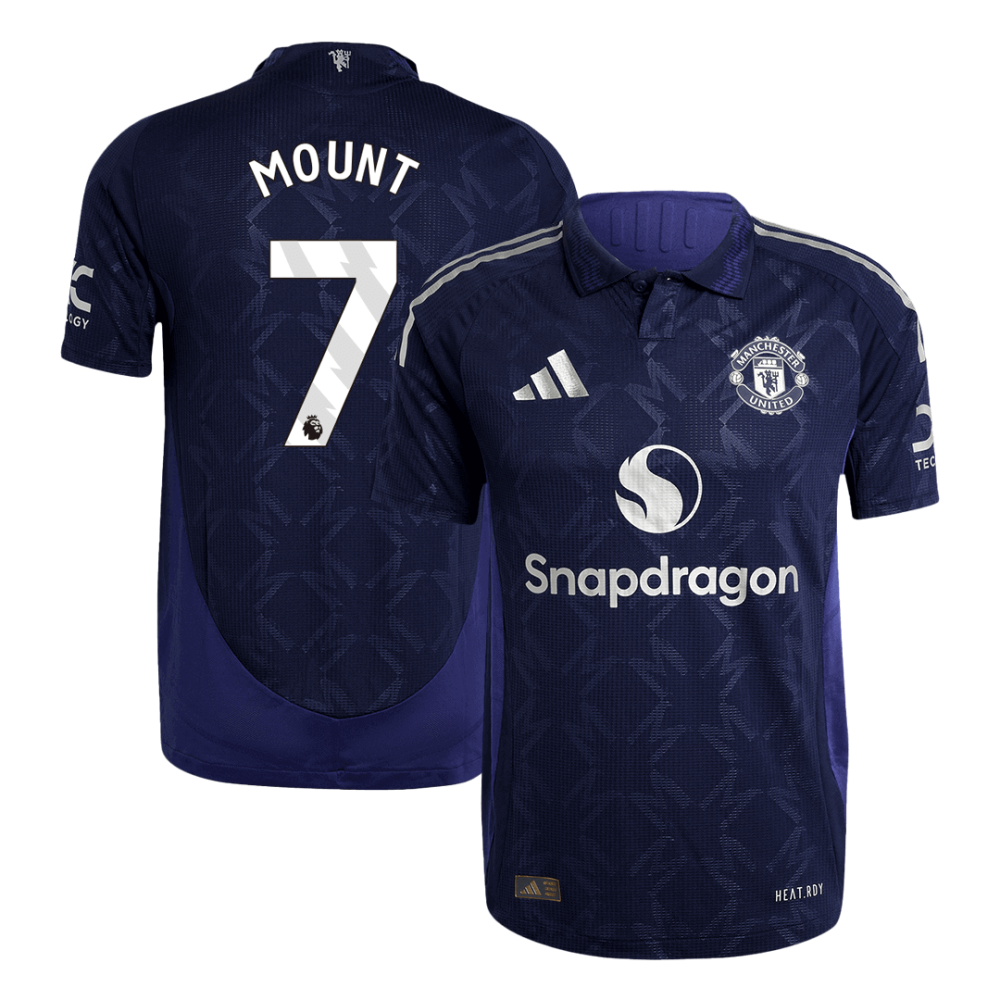 MOUNT #7 Manchester United Away Players Version Soccer Jersey 2024/25