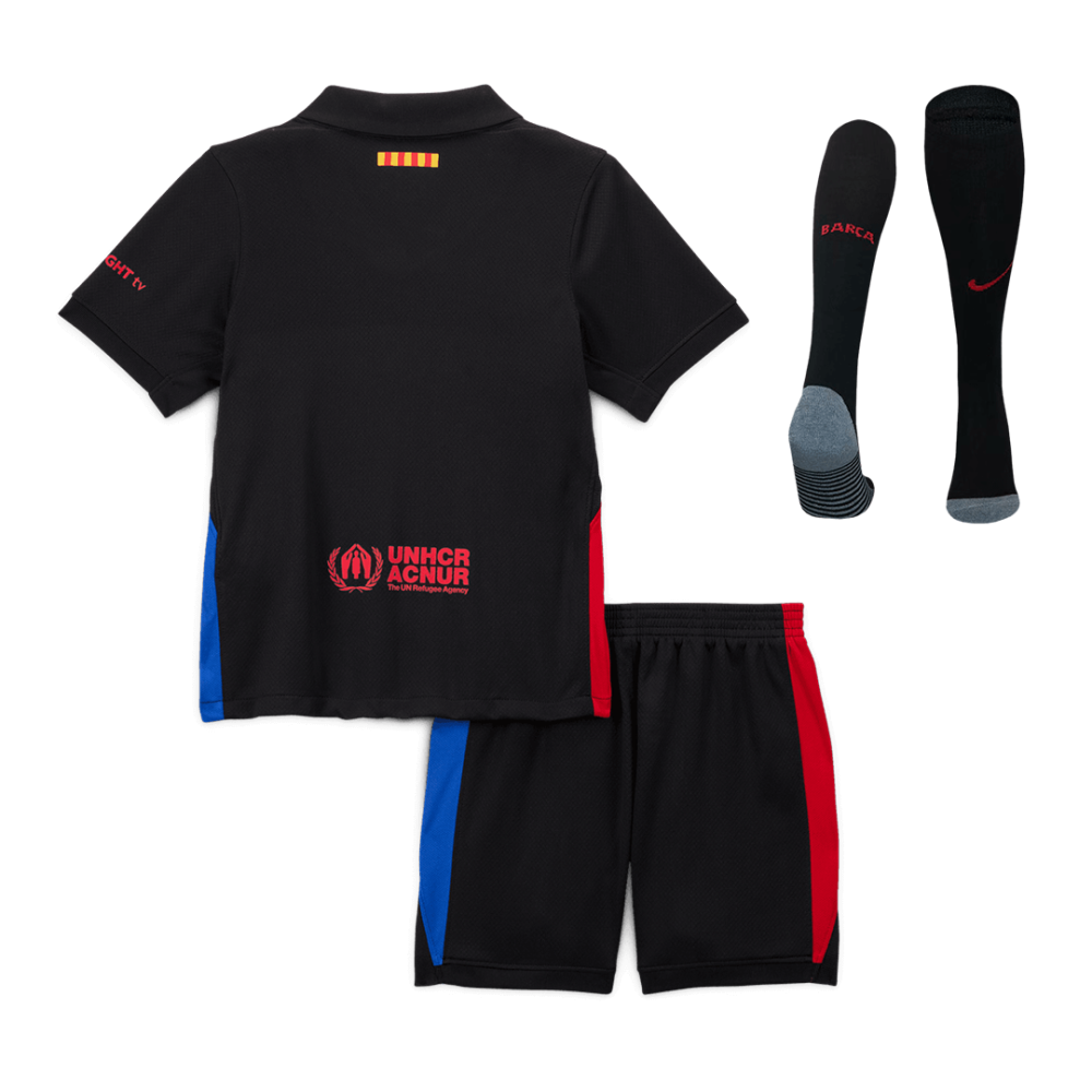 Barcelona Away Kids Soccer Jerseys Full Kit 2024/25 Barcelona Away Kids Soccer Jerseys Full Kit 2024/25