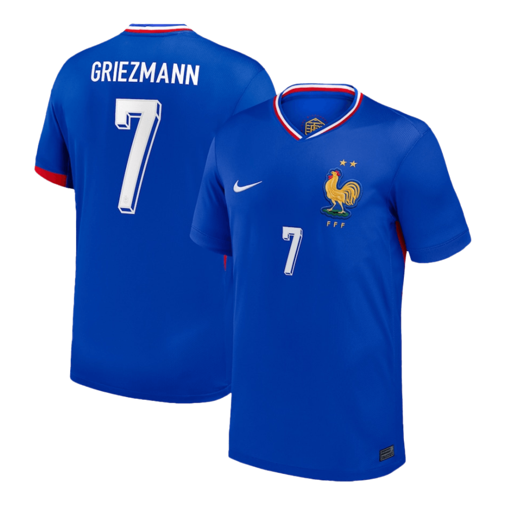 GRIEZMANN #7 France Home Soccer Jersey EURO 2024 GRIEZMANN #7 France Home Soccer Jersey EURO 2024