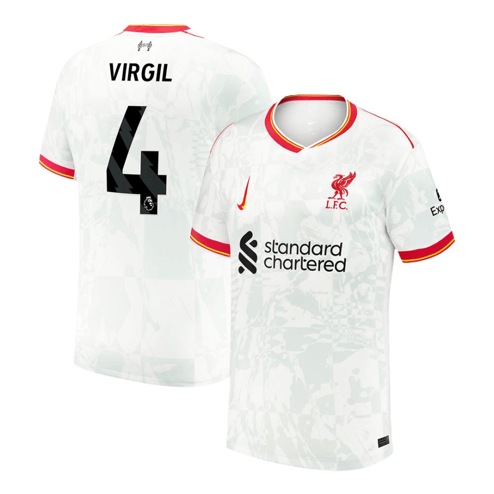 VIRGIL #4 Liverpool Third Away Soccer Jersey 2024/25 VIRGIL #4 Liverpool Third Away Soccer Jersey 2024/25