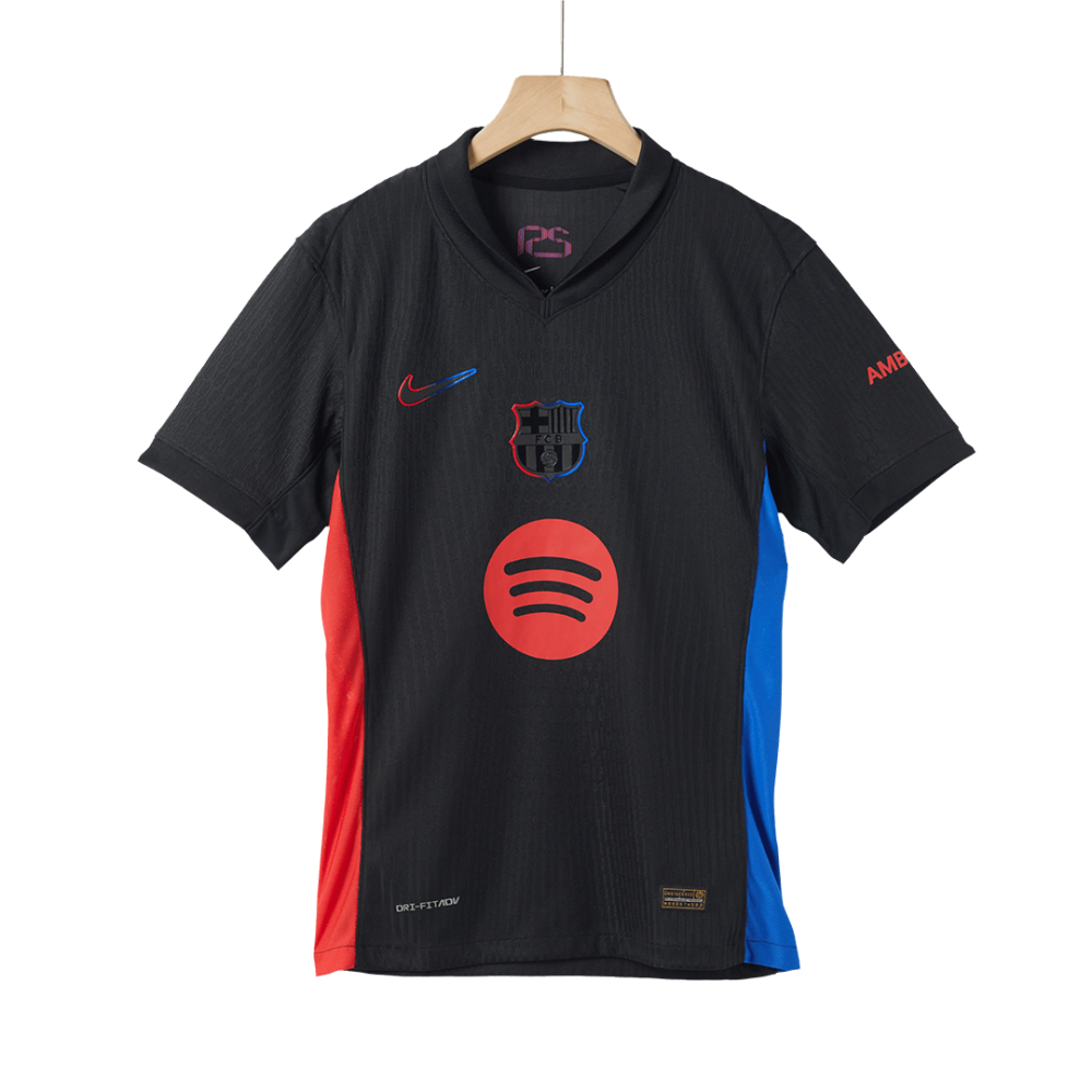 Barcelona Away Players Version Soccer Jersey 2024/25 - Spotify Logo Without Text Barcelona Away Players Version Soccer Jersey 2024/25 - Spotify Logo Without Text
