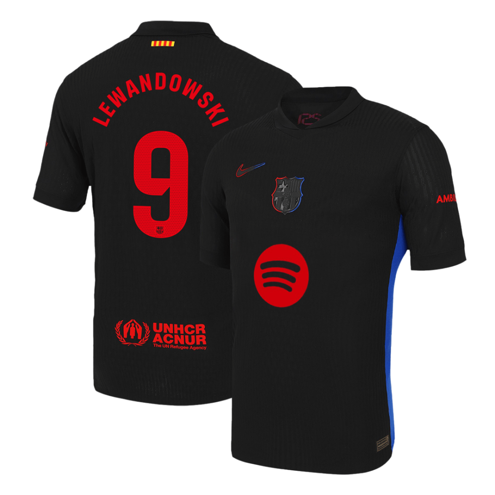 LEWANDOWSKI #9 Barcelona Away Players Version Soccer Jersey 2024/25 - Spotify Logo Without Text LEWANDOWSKI #9 Barcelona Away Players Version Soccer Jersey 2024/25 - Spotify Logo Without Text