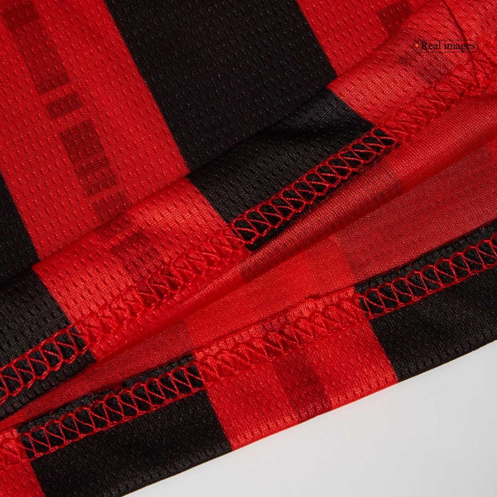 AC Milan Home Long Sleeve Soccer Jersey 2024/25 AC Milan Home Long Sleeve Soccer Jersey 2024/25