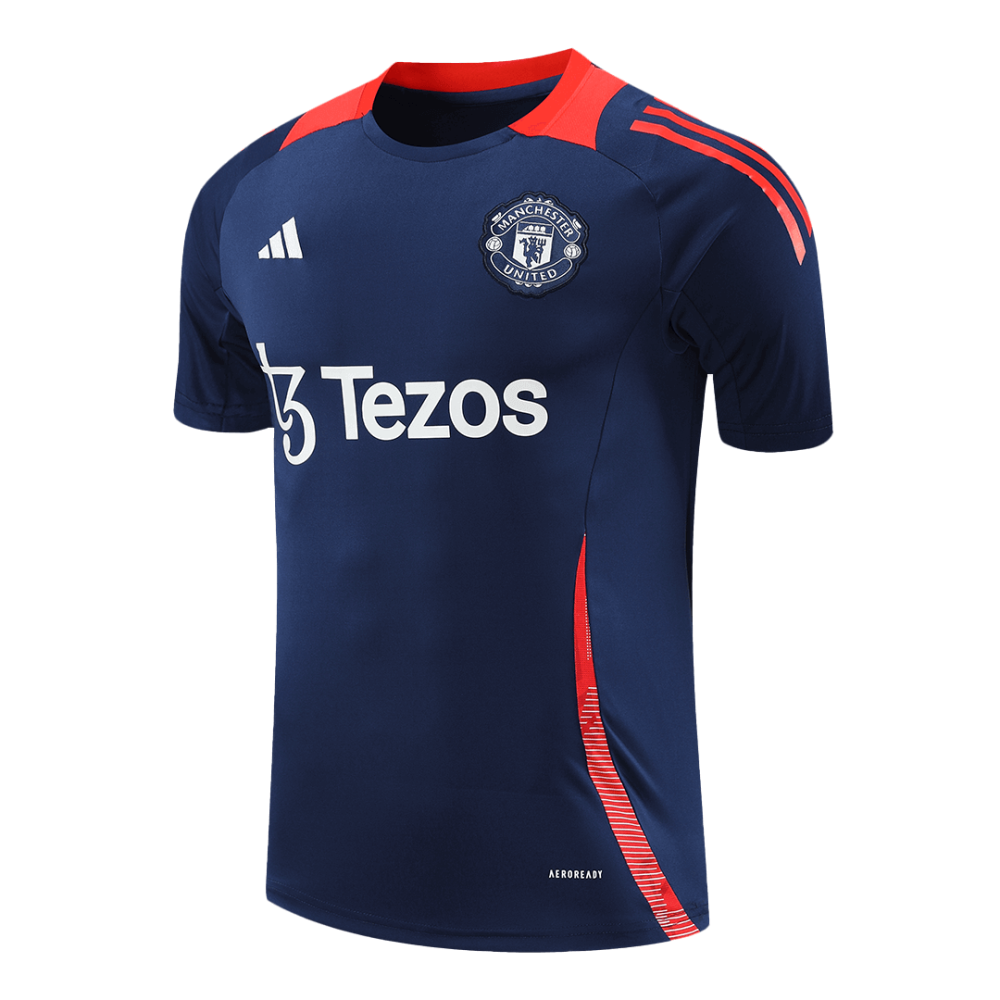 Manchester United Pre-Match Soccer Jersey 2024/25 Navy