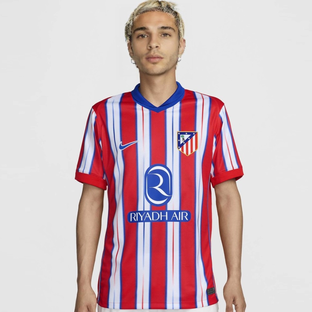 Atletico Madrid Home Soccer Jersey 2024/25 Atletico Madrid Home Soccer Jersey 2024/25