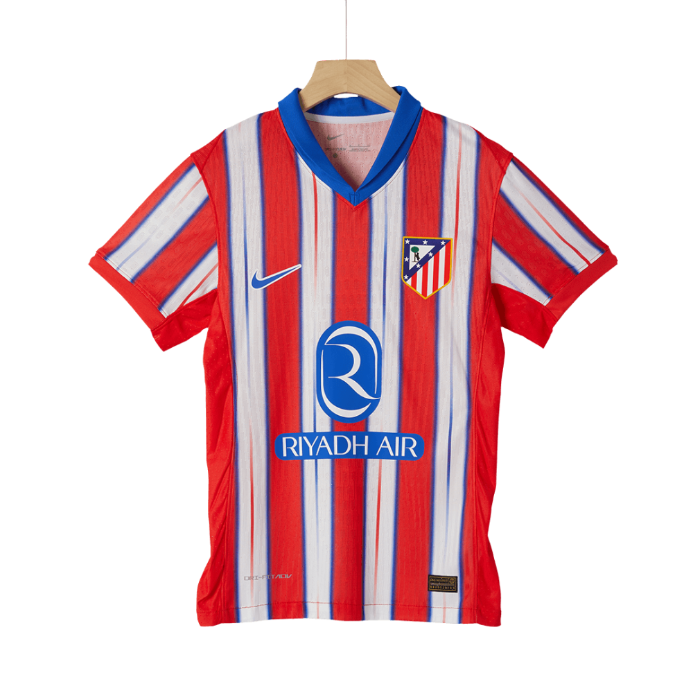 J.ALVAREZ #19 Atletico Madrid Home Players Version Soccer Jersey 2024/25 J.ALVAREZ #19 Atletico Madrid Home Players Version Soccer Jersey 2024/25
