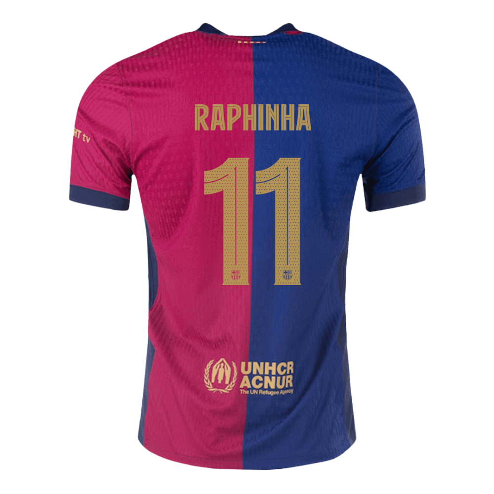 RAPHINHA #11 Barcelona Home Players Version Soccer Jersey 2024/25 - UCL(Spotify Logo Without Text) RAPHINHA #11 Barcelona Home Players Version Soccer Jersey 2024/25 - UCL(Spotify Logo Without Text)