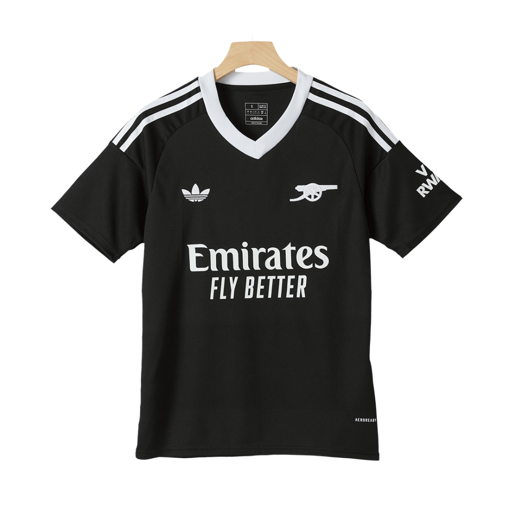 Arsenal Third Away Goalkeeper Soccer Jersey 2024/25 Black
