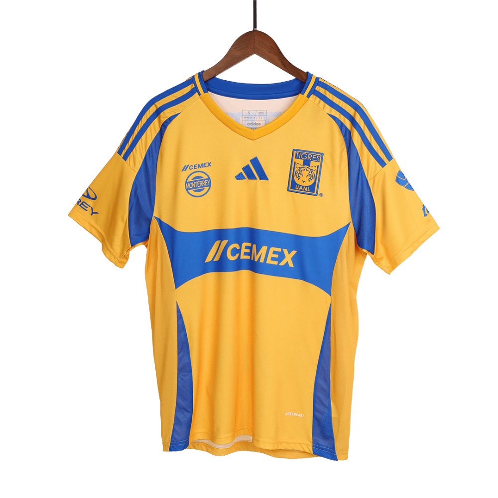 Tigres UANL Home Soccer Jersey 2024/25 Tigres UANL Home Soccer Jersey 2024/25