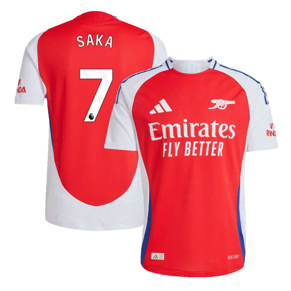 SAKA #7 Arsenal Home Players Version Soccer Jersey 2024/25 SAKA #7 Arsenal Home Players Version Soccer Jersey 2024/25