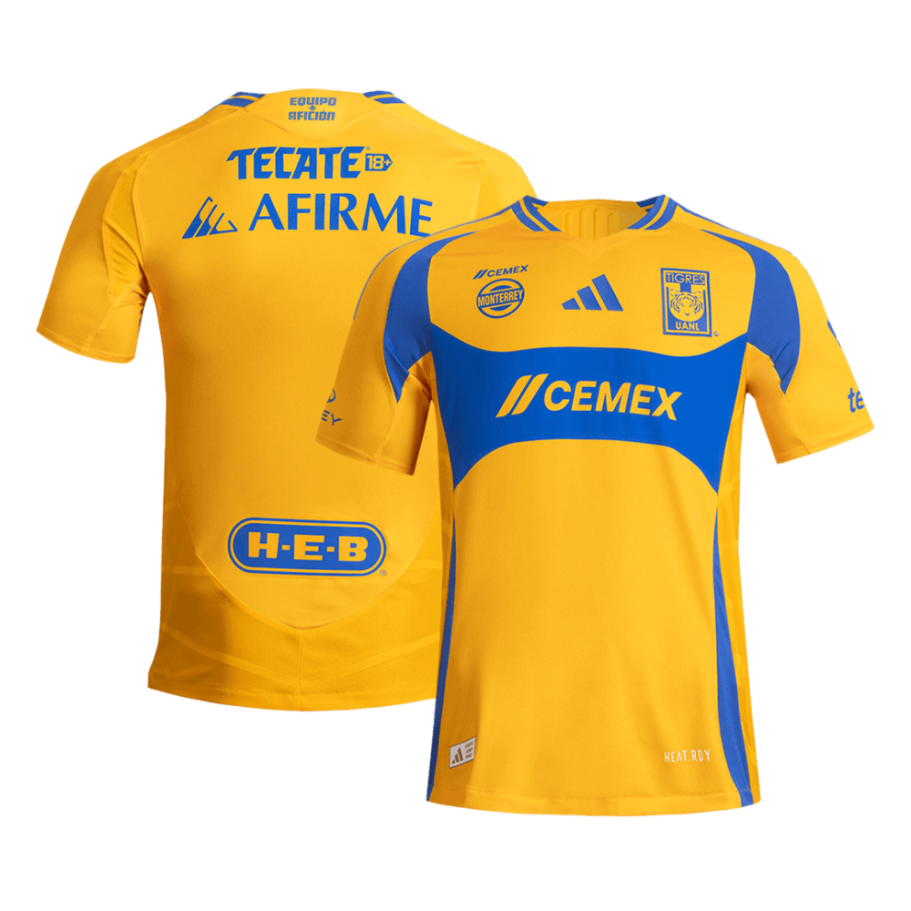 Tigres UANL Home Players Version Soccer Jersey 2024/25 Tigres UANL Home Players Version Soccer Jersey 2024/25