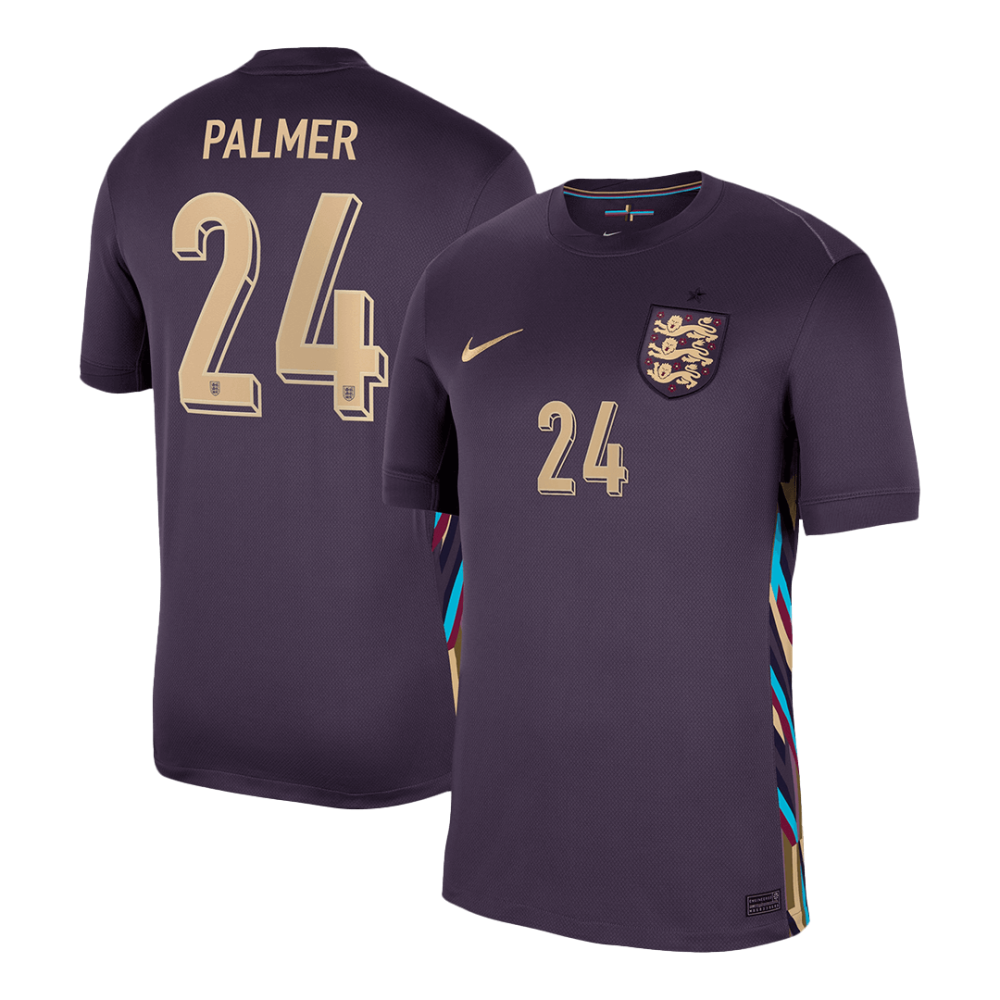 PALMER #24 England Away Soccer Jersey EURO 2024 PALMER #24 England Away Soccer Jersey EURO 2024