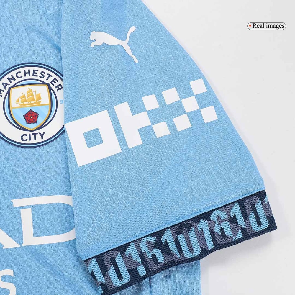 FODEN #47 Manchester City Home Players Version Soccer Jersey 2024/25 - UCL