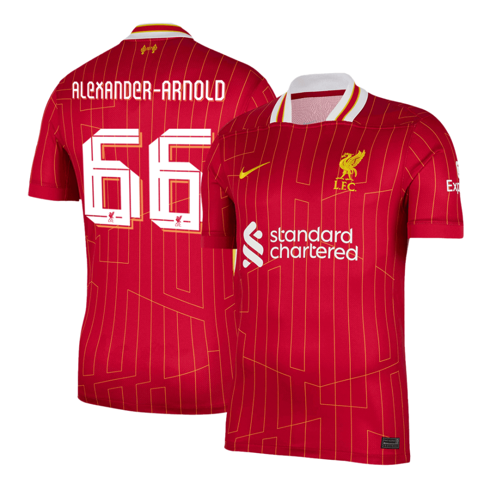 ALEXANDER-ARNOLD #66 Liverpool Home Soccer Jersey 2024/25 - UCL ALEXANDER-ARNOLD #66 Liverpool Home Soccer Jersey 2024/25 - UCL