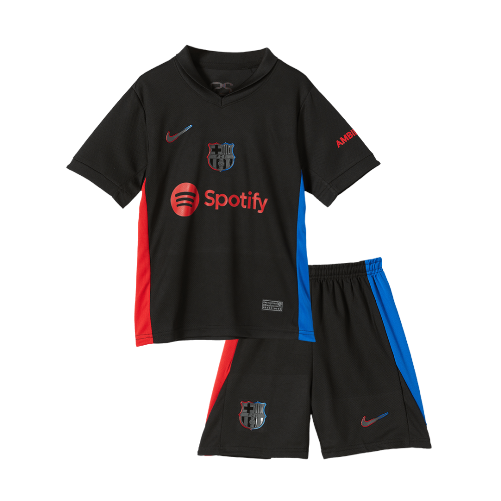 Barcelona Away Kids Soccer Jerseys Kit 2024/25 Barcelona Away Kids Soccer Jerseys Kit 2024/25